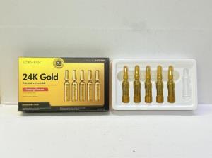 KORMESIC Ampułki z serum przeciwzmarszczkowym i ujędrniającym z 24K złotem – 2 ml × 5 szt. KORMESIC2