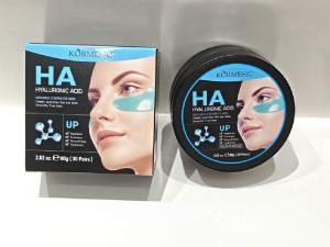 KORMESIC Hyaluronic Acid Eye Patches – luksusowe nawilżająco-regenerujące płatki pod oczy, 80 g / 60