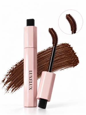 LUXELUX 3w1 Twist & Curl Mascara – brązowy tusz do rzęs LUXELUX 3 in 1 Twist and Curl Mascara睫毛膏棕色