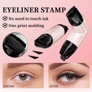 CosSkin CS007 Pisak do eyelinera ze stemplem 02 – Hebanowy Brąz (Ebony Brown) CosSkin-CS007一印成型眼线印