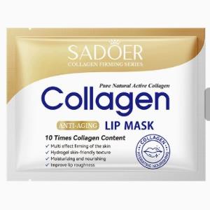 SADOER Ujędrniająca i przeciwstarzeniowa maska do ust z kolagenem, 8 g  SADOER 骨胶原抗衰紧致唇    膜（外文版） 8g