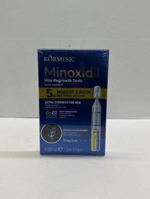 KORMESIC Serum stymulujące porost włosów z 5% minoksydylem i biotyną 5%米诺地尔&生物素生发精华1.5ml*10支
