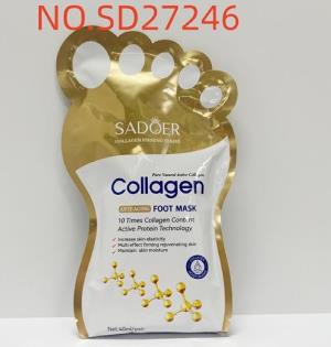 SADOER Kolagenowa maska przeciwstarzeniowa do stóp 40 ml / para  SADOER骨胶原抗衰老足膜（外文版）40ml/pair