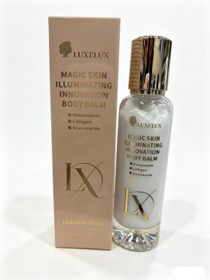 LUXELUX Rozświetlający balsam do ciała z heksapeptydem, kolagenem i niacynamidem – 100 g