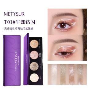 Meitixiu „Senna Kraina” – paleta 4 cieni do powiek MT6116 美媞秀梦境四色眼影盘