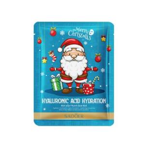 SADOER Świąteczna maska nawilżająca z kwasem hialuronowym SADOER 圣诞玻尿酸补水面膜（外文版） 25g