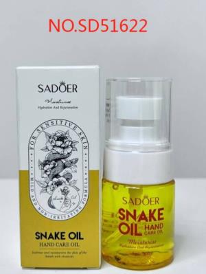 SADOER – olejek do rąk z olejem wężowym SADOER蛇油护手精油（外文版)30ml