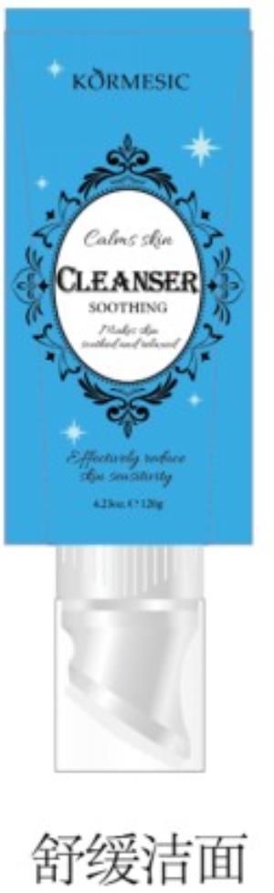 KORMESIC – kojący żel/pianka do mycia twarzy (wersja obcojęzyczna), 120 g KORMESIC舒缓洁面(外文版)120g