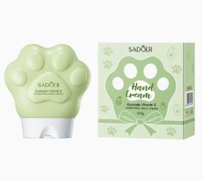SADOER Nawilżający krem do rąk z awokado i witaminą E, 120 g  SADOER牛油果维生素E补  水护手霜（外文版）120g