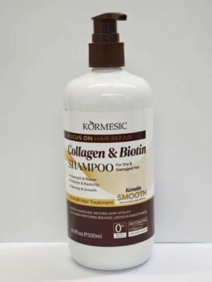 KORMESIC szampon z kolagenem i biotyną KORMESIC胶原蛋白&生物素洗发水（胶原蛋白&生物素QB）（外文版）500ml