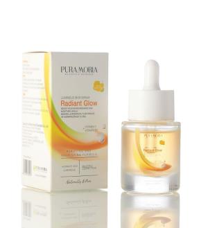 PURAMORIA Radiant Glow – rozświetlające serum do twarzy z witaminą C i B3 精华