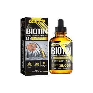 Wzmacniający olejek do włosów z kolagenem i witaminą B7 (biotyną) – na cebulki włosów 胶原蛋白维生素B7强韧发根精