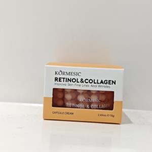 KORMESIC Krem kapsułkowy z retinolem i kolagenem KORMESIC视黄醇&胶原蛋白胶囊霜(韩国胶囊霜KRGB)“快返”(外文版)75g
